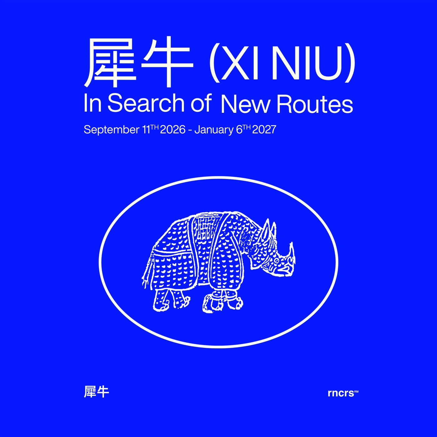 Xi Niu: In Search of New Routes, exhibition key visual